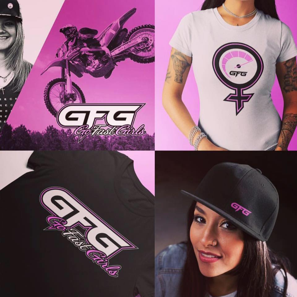 Go Fast Girls motorsports Apparel is a  Motorsports related company that provides a unique way to support and communicate with girls that have the same interests in succeeding and pushing the limits in the Motorsports World. GFG strives to bring the connection of like minded women of all ages together.  If your Love and Passion for Motorsports & Racing is strong, Join the Go Fast Girls  Family, Going Fast & Looking Good !