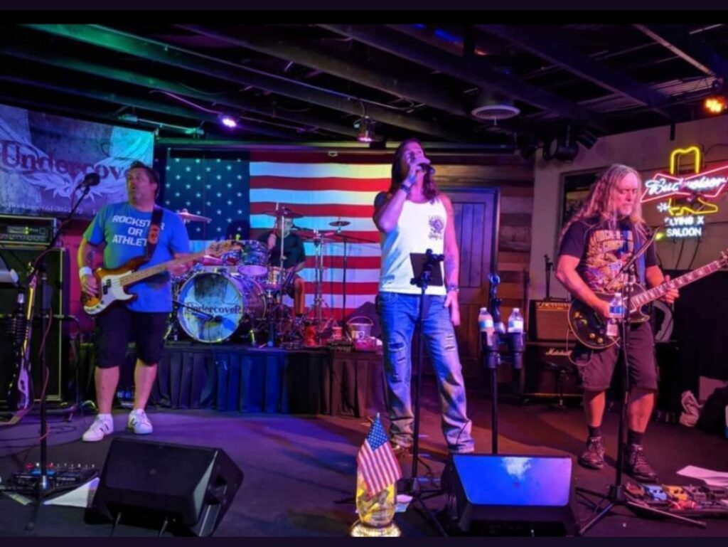 The Undercover Rock & Roll Band Will Rock You with an iconic mix of Classic Rock and Southern Rock along with High Voltage Energy! Undercover will Entertain you with your favorite songs from AC/DC to ZZ Top to Lynyrd Skynyrd, they'll rock you with feel good music & leave you wanting to see them again.